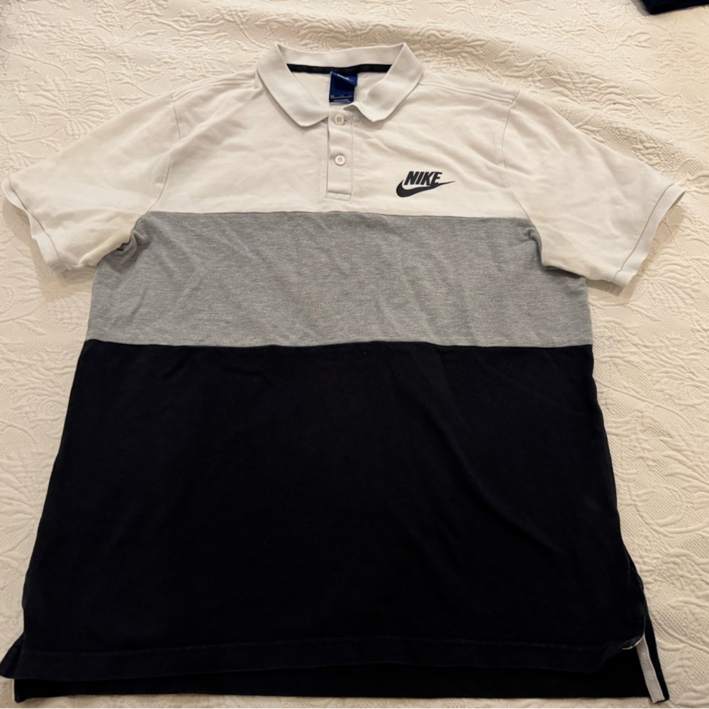Nike Men's Tri-Color Polo Shirt